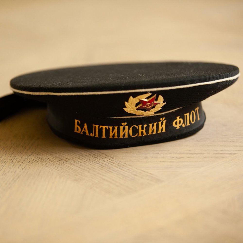 Russian Imperial Navy Hat  Army Hat 1950s or 1960s Original 'Balriaky Flot'